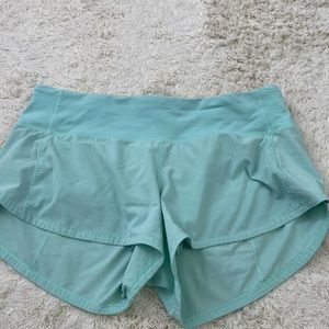 blue lululemon shorts